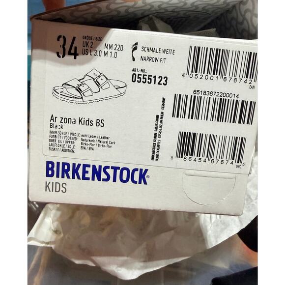 BIRKENSTOCK ARIZONA BLACK SANDAL - Picture 6 of 6